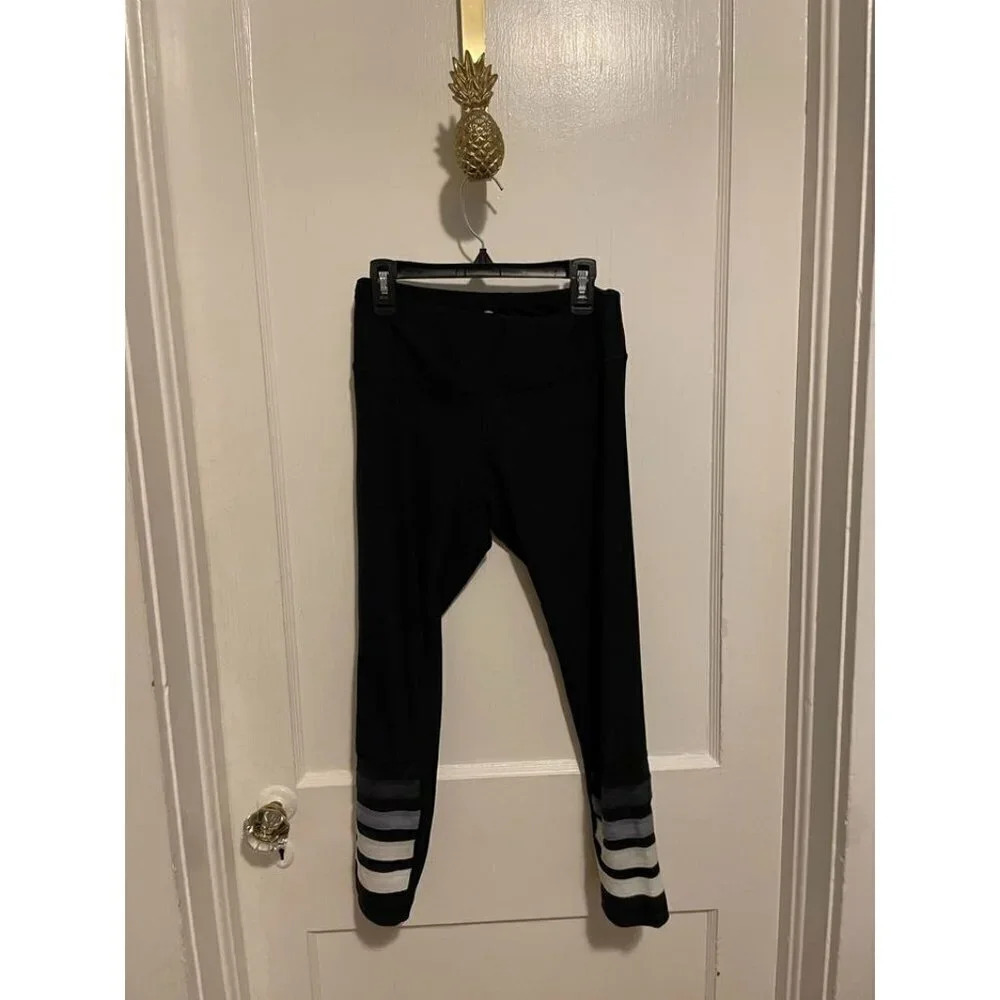 90 Degree by Reflex Women's size Small Black Capri Workout Pants